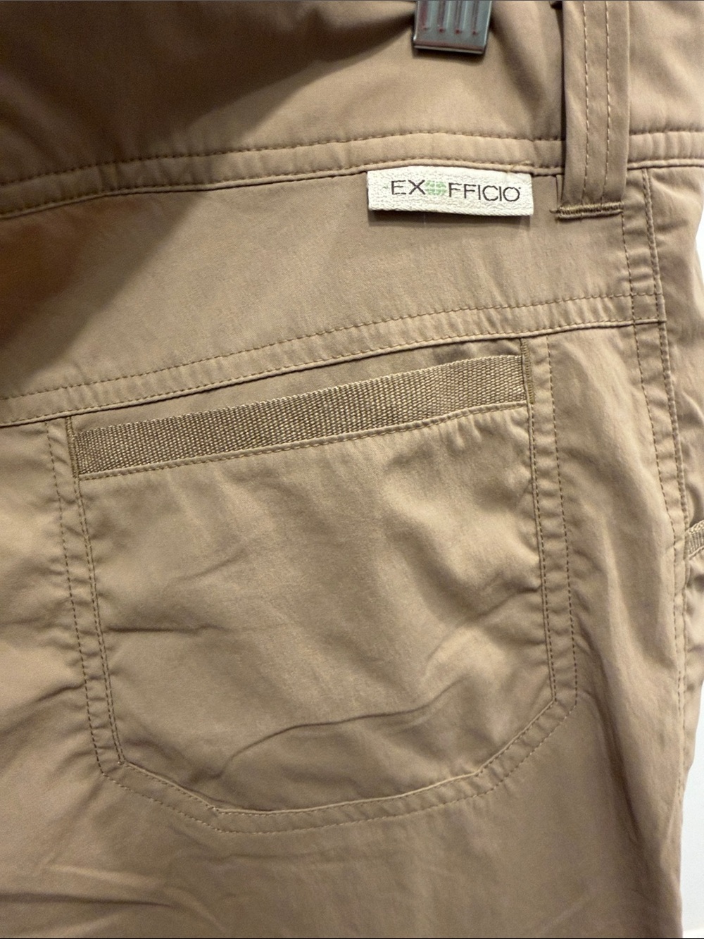 ExOfficio Women's Tan Utility Cargo Capris - Picture 7 of 7